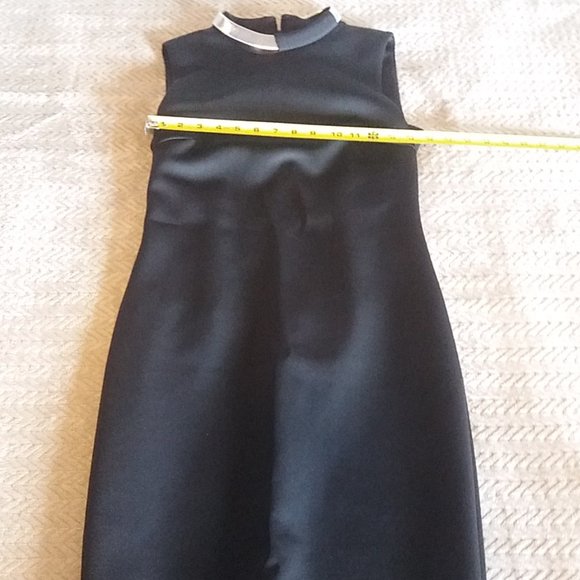 Calvin Klein Women's Scuba Sheath Sleeveless Dress - Color Black - Size 4 - Picture 12 of 16